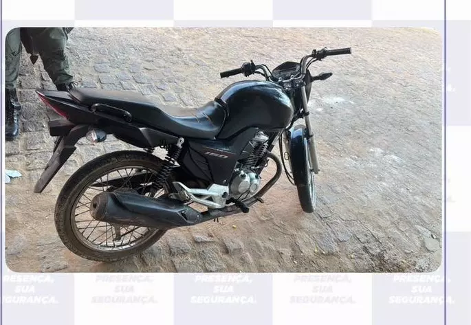 Polícia recupera em Ipubi motocicleta que havia sido roubada em Ouricuri